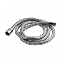 GFmark - Шланг душевой 1/2", пружинный 1,5 м. - 2м металлический, хромированный