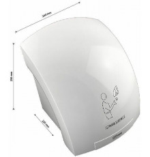 6903 сушилка для рук, белая 1800W,классика