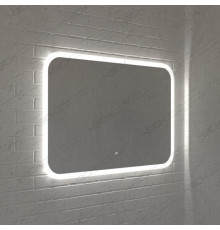 Зеркало 341ск с LED подсветкой 6000К 9,6 Вт/м 70 х 100 см с сенсорным выключателем
