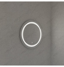 Зеркало 338ск с LED подсветкой 6000К 9,6 Вт/м круглое 60 см с сенсорным выключателем