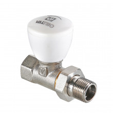 VT.08 Клапан  ValTec руч. для рад. 1/2" верх.